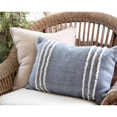 Casual Farmhouse Woven Lumbar Pillow