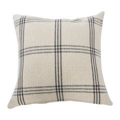 Casual Plaid Cotton Accent Pillow Cover