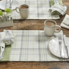Casual Plaid Cotton Placemat Set of 4