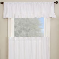 Casual Sophistication Ruffled Window Valance