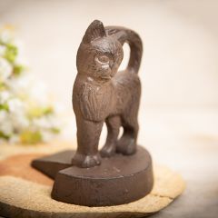 Cat Shaped Cast Iron Doorstop