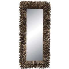 Large Driftwood Framed Mirror 1