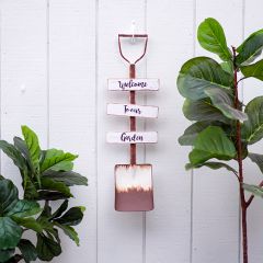 Welcome To Our Garden Shovel Sign