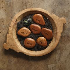 Inspirational Decorative Stones Set of 6