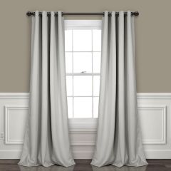 Solid Room Darkening Curtain Panel Set of 2