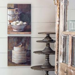 Giclee Kitchen Wall Decor Set of 2