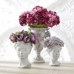 Cement Garden Goddess Planter