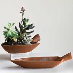 Cement Garden Shovel Planter