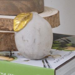 Cement Lemon Figurine