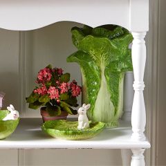 Ceramic Cabbage Vase 12.5 Inch