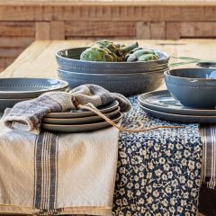 Ceramic French Blue Serving Bowl