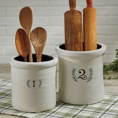 Ceramic Number Crock Planter