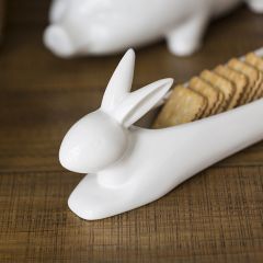 Ceramic Rabbit Cracker Dish