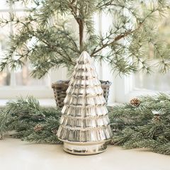 Ceramic Tabletop Christmas Tree 8 Inch