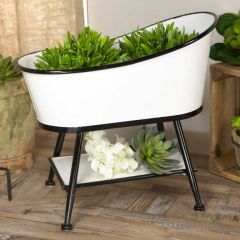 Tub Planter On Stand