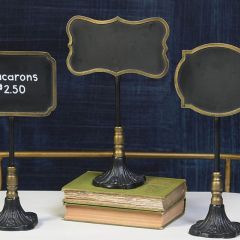 Chalkboard Sign Pedestal Stand