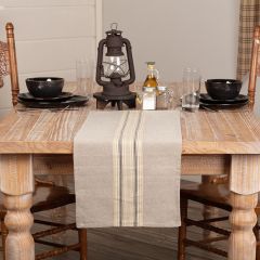 Chambray Grain Sack Farmhouse Table Runner