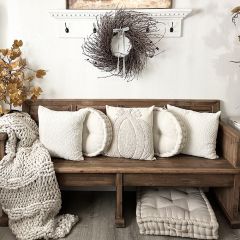 Chapel Style Wooden Bench