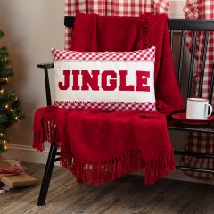 Check Jingle Pillow