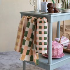 Check Plaid Waffle Weave Tea Towel Set of 3