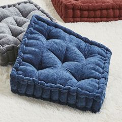 Chenille Square Floor Pillow