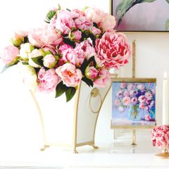 Chic and Classy Footed Metal Containers Set of 2