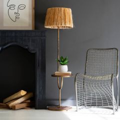 Chic and Stylish Floor Lamp with Table