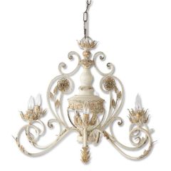 Chic Elegance 6 Arm Chandelier