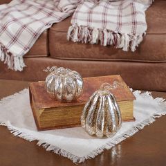 Chic Fall Mercury Glass Pumpkin