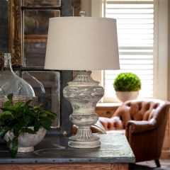 Chic Rustic Farmhouse Table Lamp