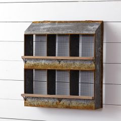 Chicken Coop Wall Bins