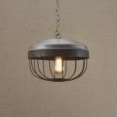 Chicken Feeder Farmhouse Pendant Light