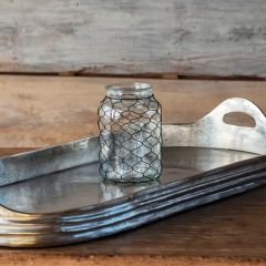 Chicken Wire Apothecary Jar Vase