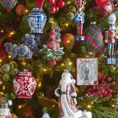 Chinoiserie Ginger Jar Ornaments Set of 3