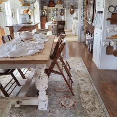 Chippy Farmhouse Rectangle Dining Table