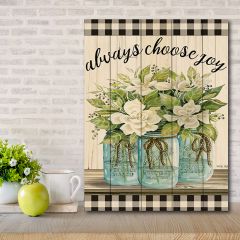 Choose Joy Farmhouse Pallet Wall Art