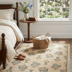 Chris Loves Julia + Loloi Rue Collection Moss/Blue Area Rug