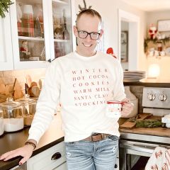 Christmas Comforts Bone Crew Sweatshirt