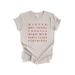 Christmas Comforts Heather Cement Tee