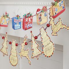 Christmas Luggage Garland