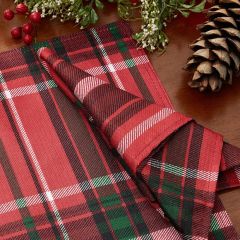 Christmas Plaid Napkin Set of 4