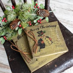Christmas Snowman Notebook Set of 2