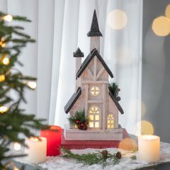 Christmas Tabletop Wooden Church
