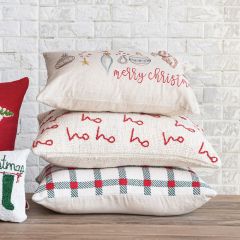 Christmas Tapestry Lumbar Pillow