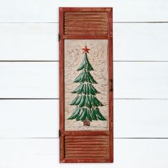 HUGE Christmas Tree Shutter Panel
