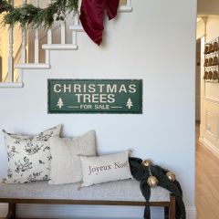 Christmas Trees For Sale Carved Wood Sign