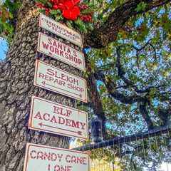 Christmas Village Stacked Sign