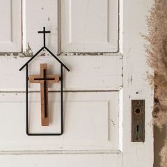 Church House Framed Cross Wall Decor Set of 2