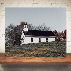 Church On The Hill Print Wall Art