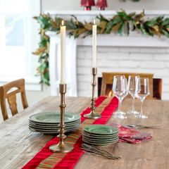 Classic Accents Brass Finish Candle Holder